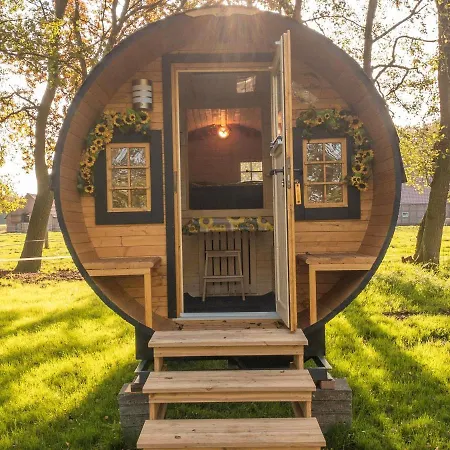 Sonnenblumenfass Campingplatz *